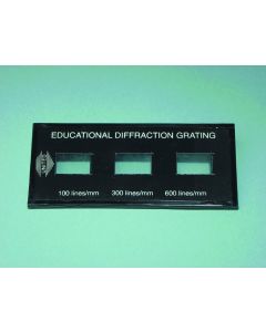United Scientific Supply Demo Diffraction Grating, 20Mm X 10Mm, Grating 100, 300, And 600 Lines  - U; USS-DFG003